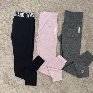 Gymshark Leggings x 3